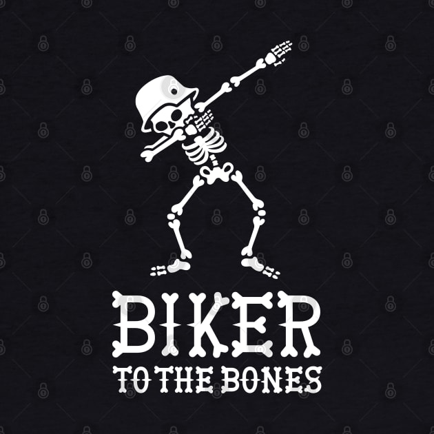 Dab dabbing biker to the bones by LaundryFactory